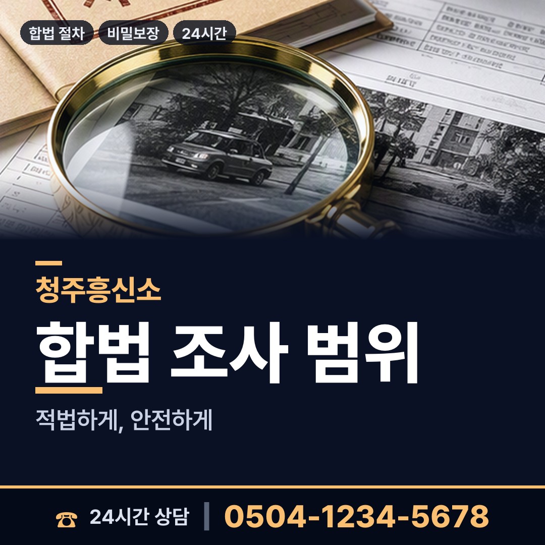 청주 사직1동 연락두절사람찾기 상담 안내
